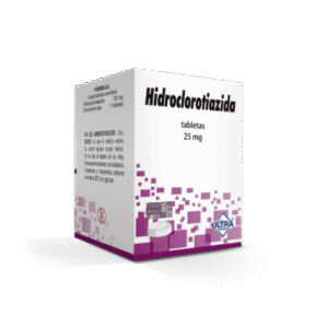 Hidroclorotiazida 25 mg 20 tab