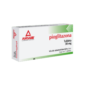Pioglitazona 30 mg 7 tabletas