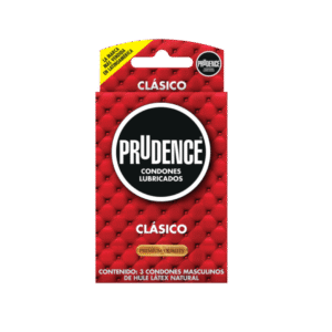 Condón prudence látex 3 pz