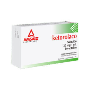 Ketorolaco 30mg/1ml 3 amp