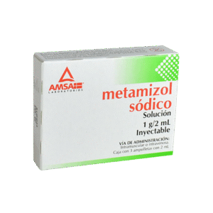 Metamizol sódico 1g/2ml 3 amp